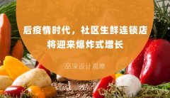 后疫情時代，社區(qū)生鮮連鎖店將迎來爆炸式增長